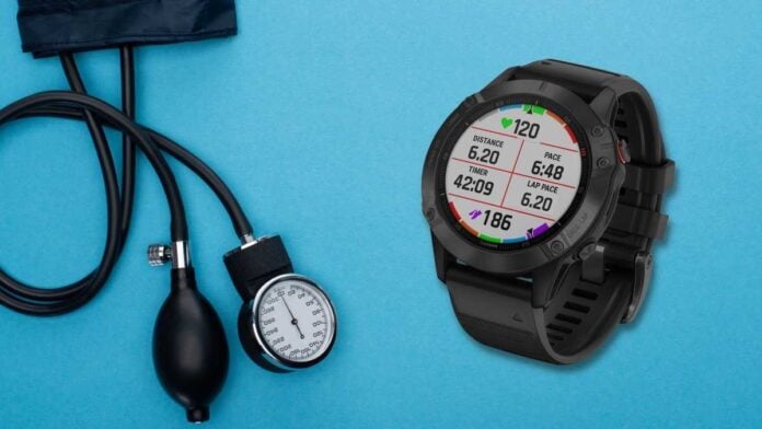 Can garmin watch measure blood pressure sale